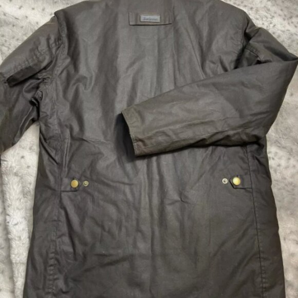 Barbour Men's Prestbury Wax Jacket in Olive MSRP$495 British Luxury Heritage - Picture 13 of 16